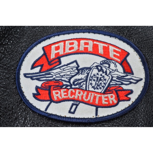 Hudson Leather Riding Vest Size 46 Snap Front Motorcycle Riding Patches - Picture 14 of 16